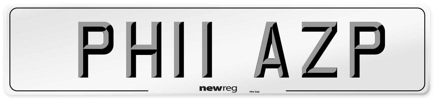 PH11 AZP Number Plate from New Reg